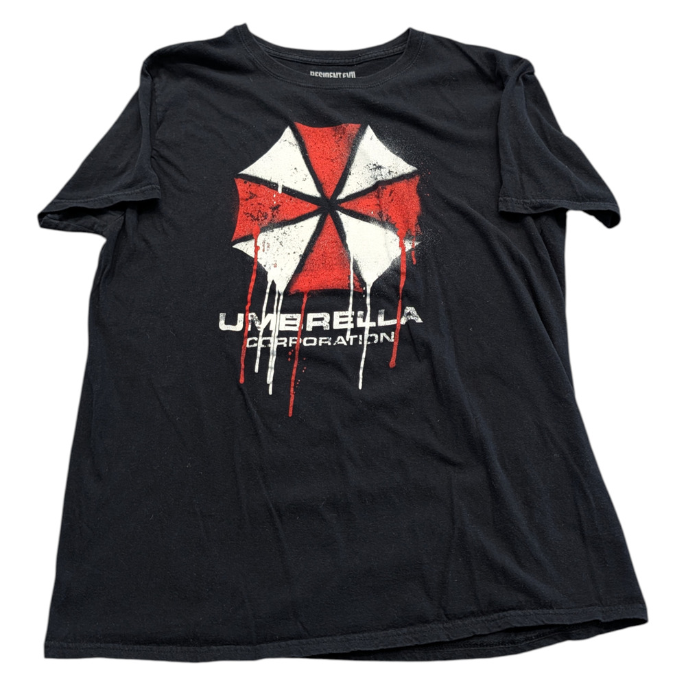 Y2K Resident Evil Umbrella Corportaion T shirt